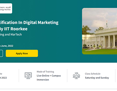 Certification in Digital Marketing By IIT Roorkee