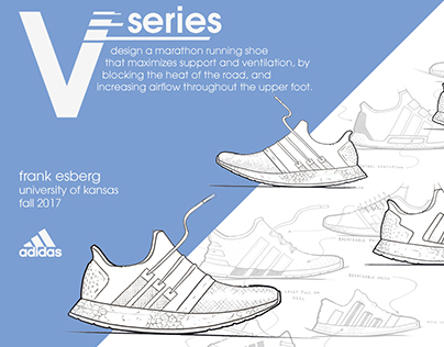 Adidas V Series Ultra Marathon Running Shoe