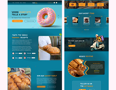 Bakery Website UI