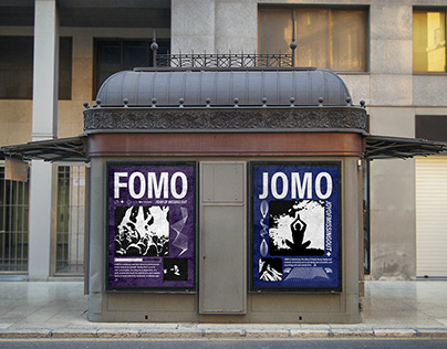 Project thumbnail - FOMO & JOMO: Brutalism Posters.