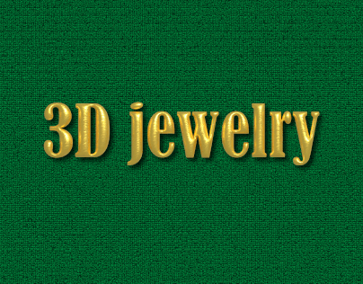 3D jewelry