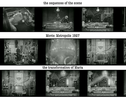 Movie Metropolis 1927 - Set Design concept by