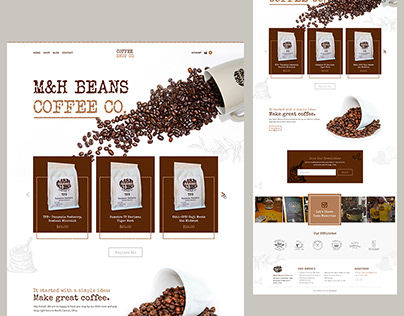 Coffee Store Website - V.01