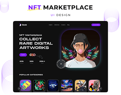 NFT Marketplace - UI Design | i_mukulchauhan