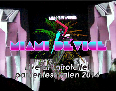 3D mapping for Miami Device @ Parkenfestivalen 2014