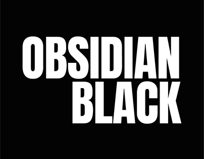 OBSIDIAN BLACK Design Studio.