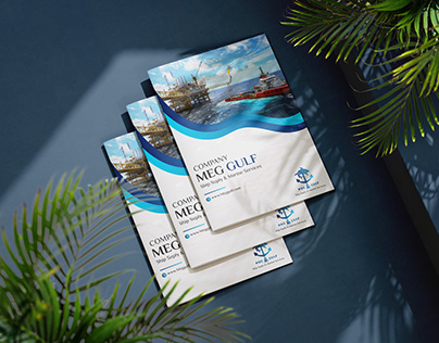 Brochure for Marine services company