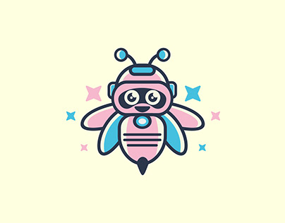 Bee Robot Logo