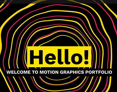 Motion Graphics Portfolio.
