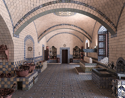 Talavera tiles Kitchen [full 3D]