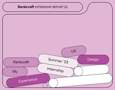 My UX Design Internship at Rankcraft