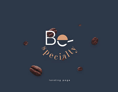 Design and development landing Be Specialty coffee
