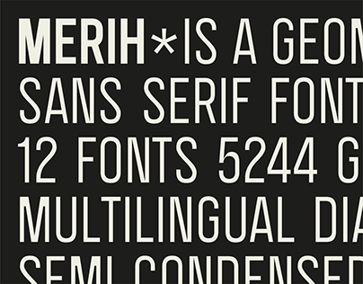 SK Merih Typeface