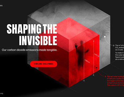 Project thumbnail - Shaping the invisible | Carbon Emissions Website