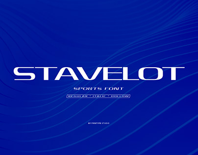 FREE | Stavelot Sport Font