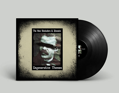 TNB & Xtematic ‎– Degenerative Themes LP design