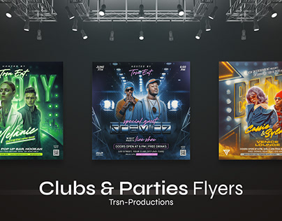 Club & Parties Flyer Templates
