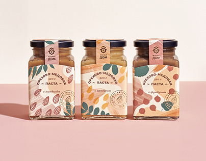 Label Design For The Nuts & Honey Spread