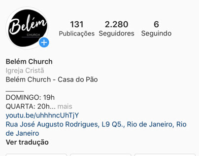 Instagram Belém Church
