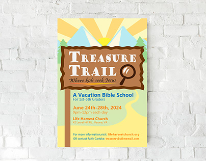 Treasure Trail VBS Poster & Social Media Graphics