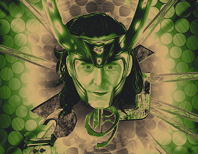 Marvel's LOKI Digital painting - Tom Hiddleston