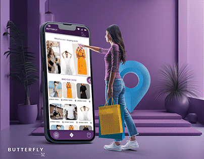 Social media ads, for Application for women's clothes