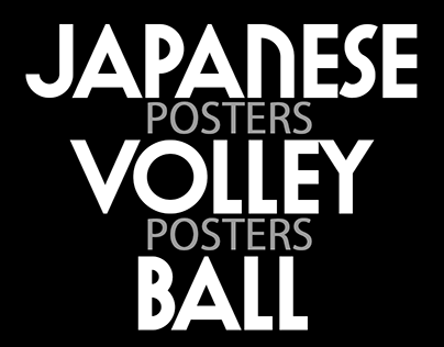 Japanese Volleyball posters