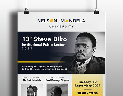 Nelson Mandela University Event Posters