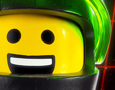 High Detail Lego M:Tron Minifig Rendering