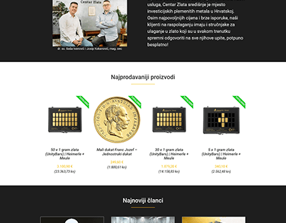 Centar Zlata | Prodaja i otkup investicijsko
