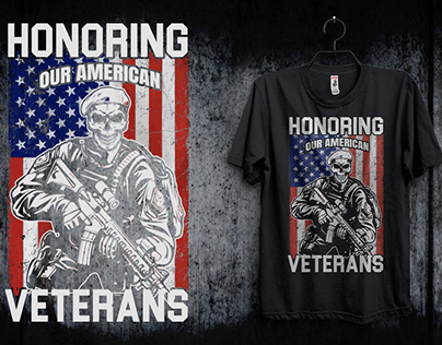 Veterans t shirt design