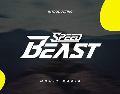 Speed Beast poster Design