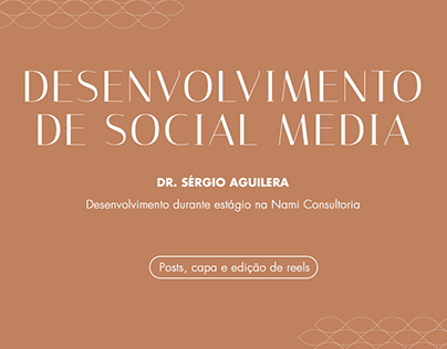 Social Media - Dr. Sérgio Aguilera | NAMI
