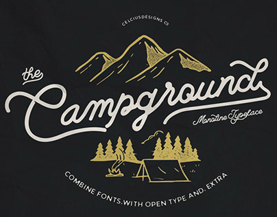 Free Campground Script Font