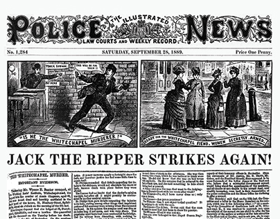 Jack the Ripper Newspaper Covers