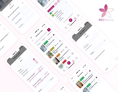 INCI Beauty Mobile app - UX/UI Redesign