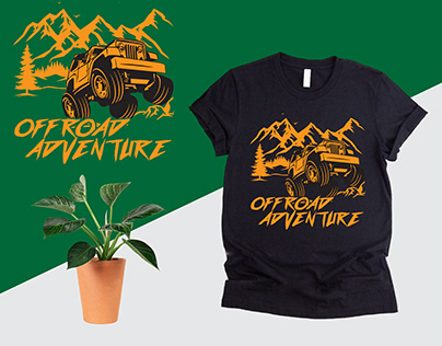 Off-road Adventure T-shirt Design