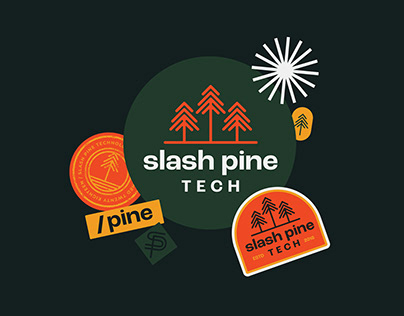 Slash Pine Tech brand identity design