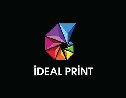 Ideal Print Abstract Logo Concept