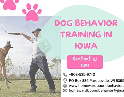 Dog Behavior Training Iowa | Homeward Bound Animal