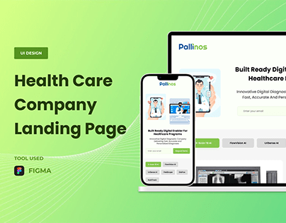Health Care Company Landing Page