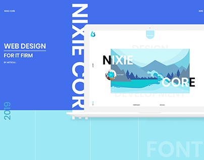 Nixie Core Brand Idenity and UI/UX Design