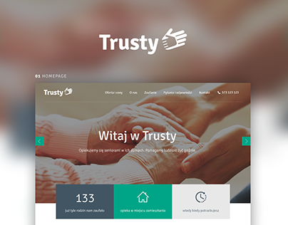 Trusty - web design