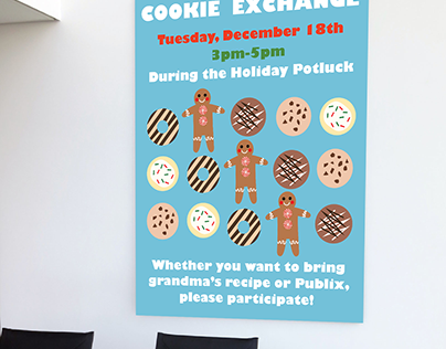 Cookie Exchange Flyer