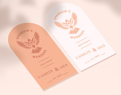 Sparrow's Wanders branding, labels and packaging design