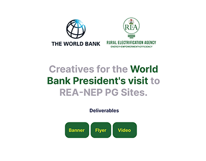 Creatives for World Bank President Visit