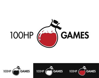 100HP Games - Logo Design