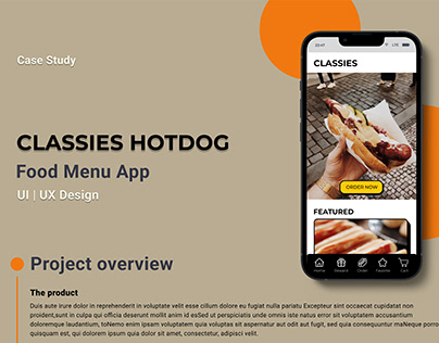 Food Delivery App UI/UX Design - Case Study