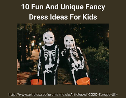 10 Fun And Unique Fancy Dress Ideas For Kids