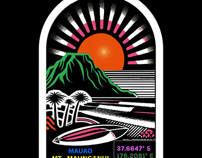 Mauao T-Shirt Design